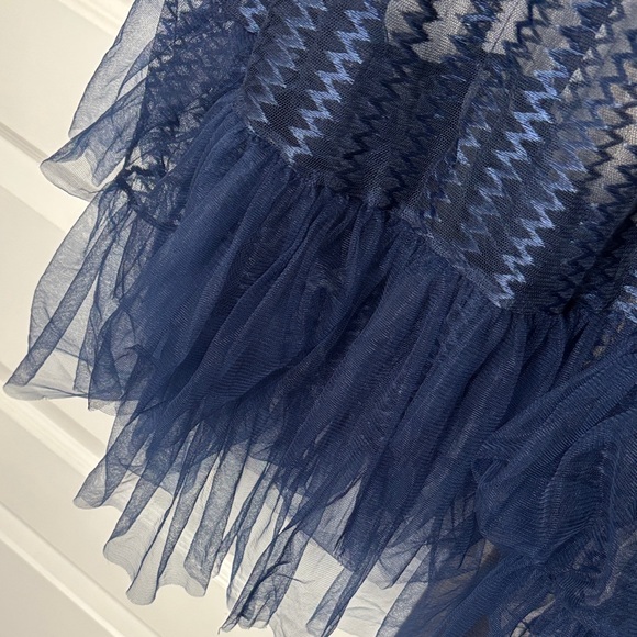 Sheer Ruffle Off Shoulder Dress - Picture 3 of 3